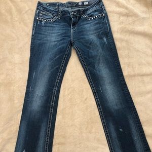 MISS ME studded pocket jean